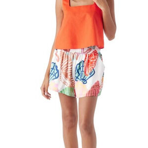 Crosby by Mollie Burch Flowy Pullon Camden Short in Menemsha 15006 Medium M NEW